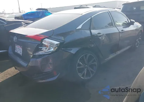 2019 Honda Civic Sport z USA, uszkodzony, nr VIN 2HGFC2F8XKH572302